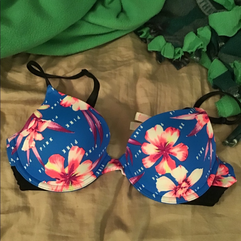 Pink bra